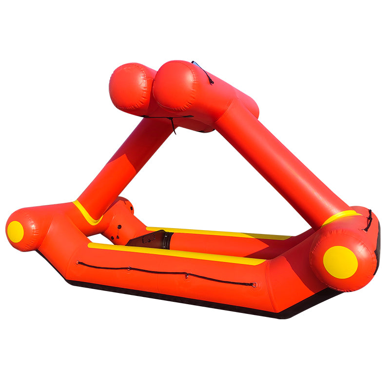 Water Rescue Triangle Inflatable Self-Righting Torrent Lifeboat Emergency Rescue Life Raft