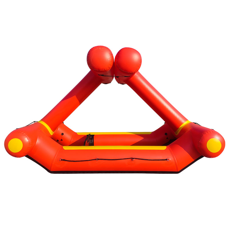 Water Rescue Triangle Inflatable Self-Righting Torrent Lifeboat Emergency Rescue Life Raft