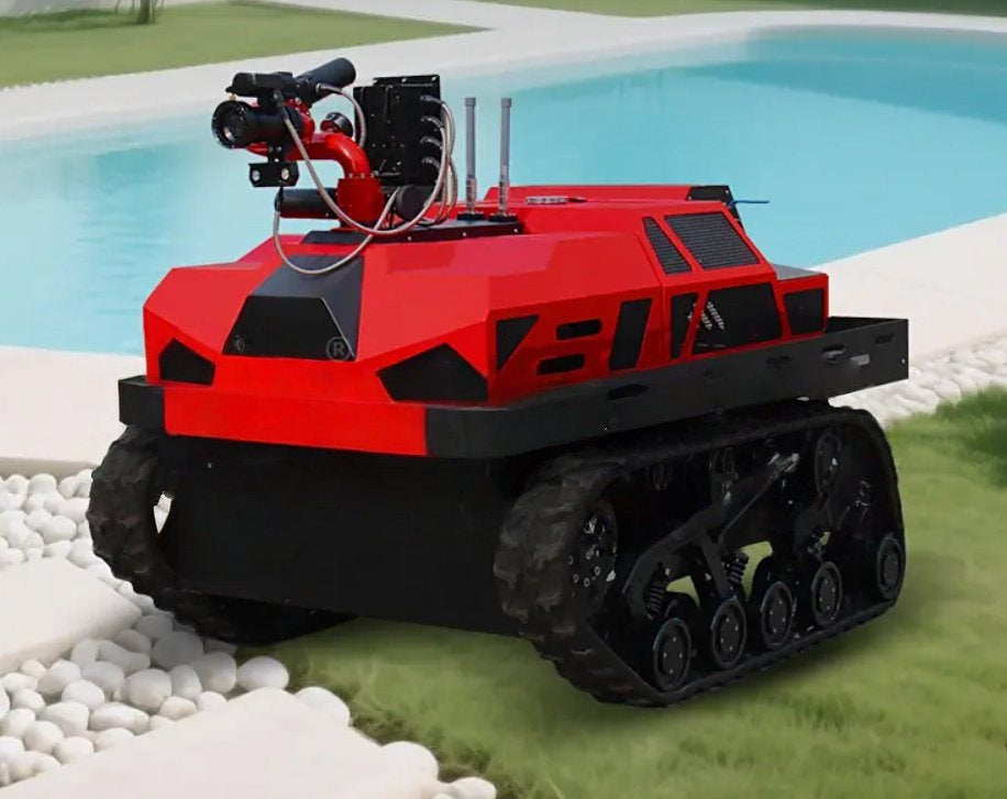 Widershine Self-Priming Diesel Fire-Fighting Robot Remote-Controlled High Flow Firefighting Water Cannons