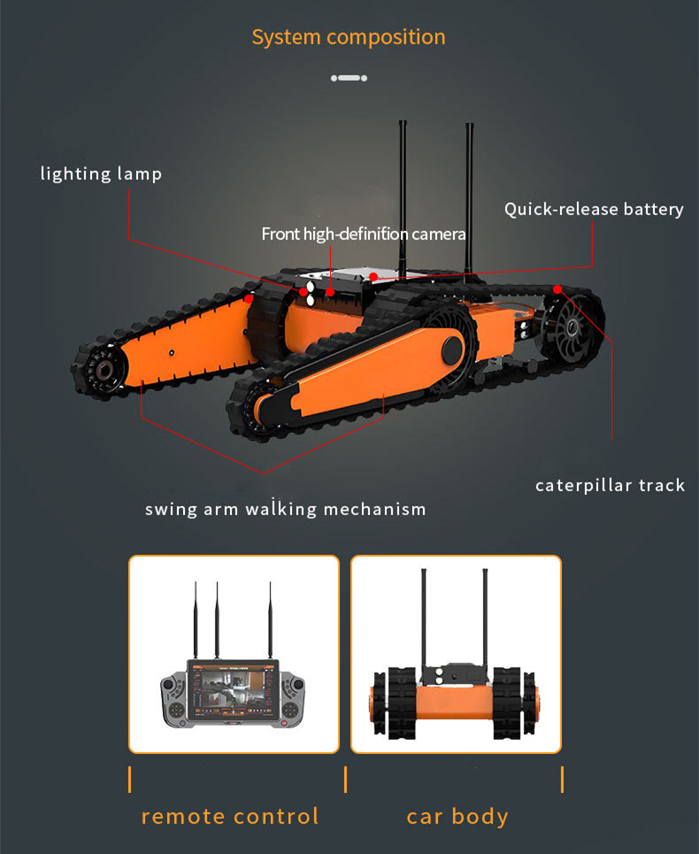 Ground Ruins Lifesaving Robot Earthquake Search Detection for Firefighting