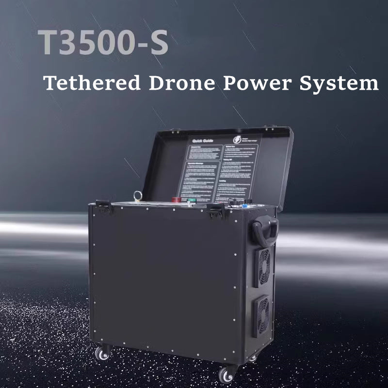 T3500-S 3500W Relay Station Tethered Drone Power Supply System with 110m Cable