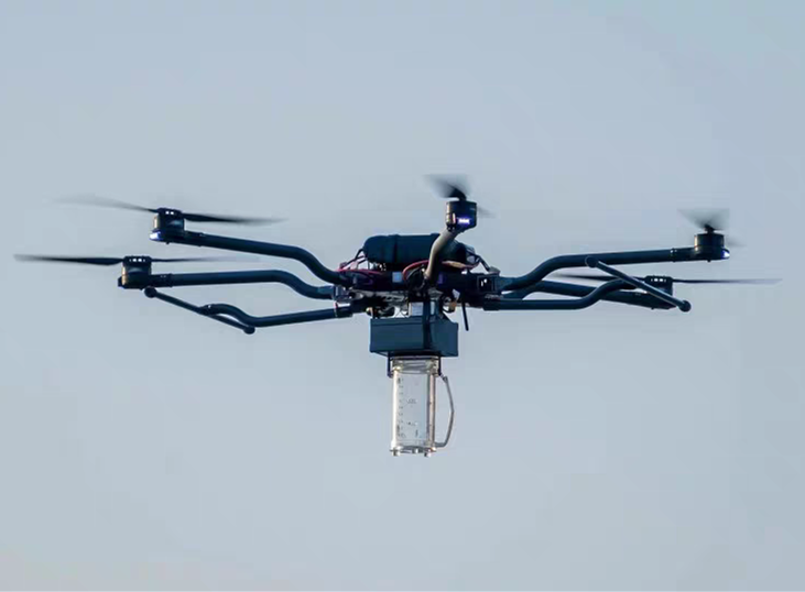 Carbon Fiber UAV Water Sample Collector Accessory Precise Remote Drone Water Extractor