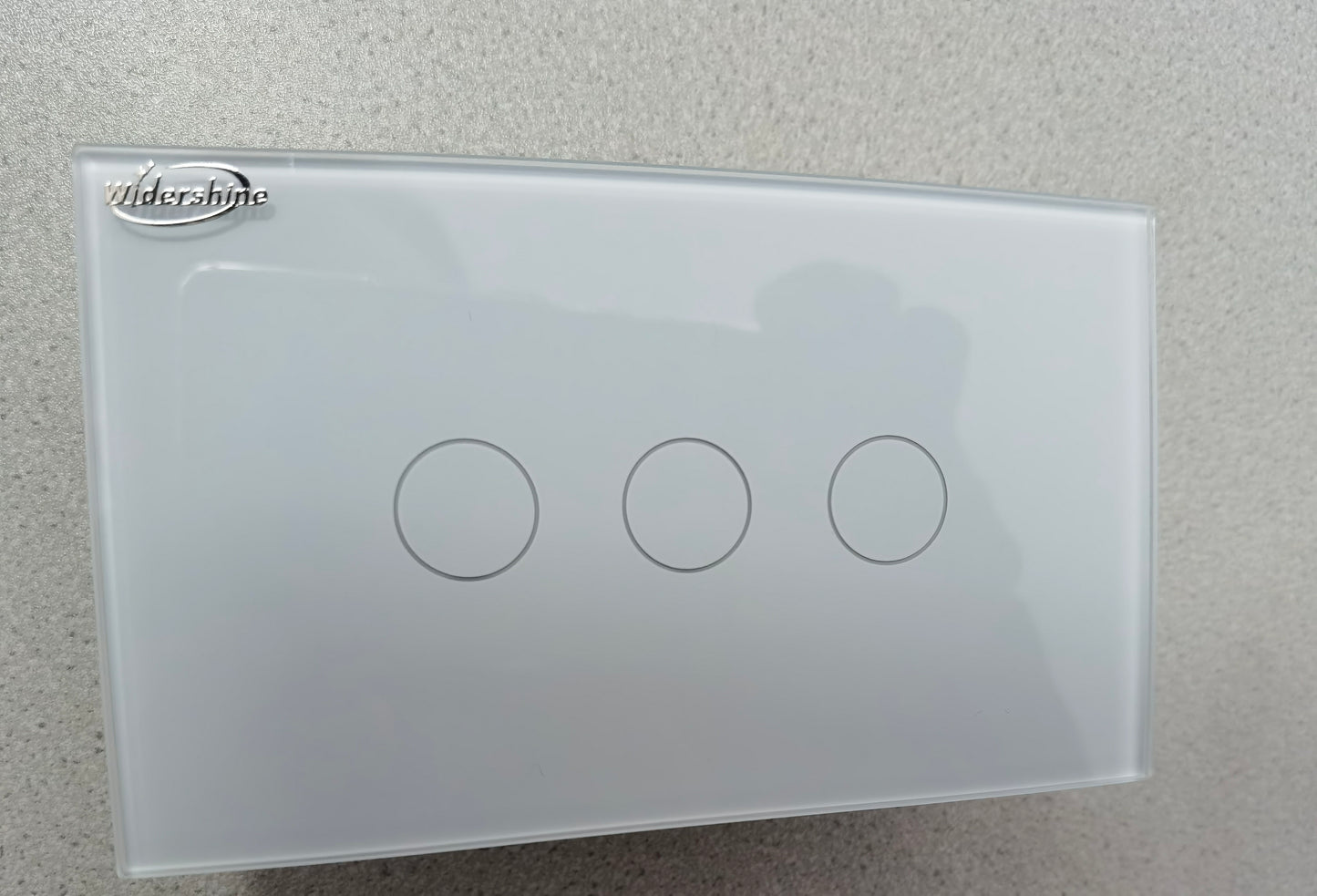 Widershine Smart Light Switch EU US AC100-250V Wall Glass Panel Voice Control Timer