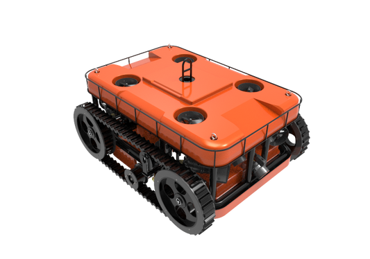 Widershine crawler-type chassis cleaning robot with a depth of 100 meters and eight thrusters