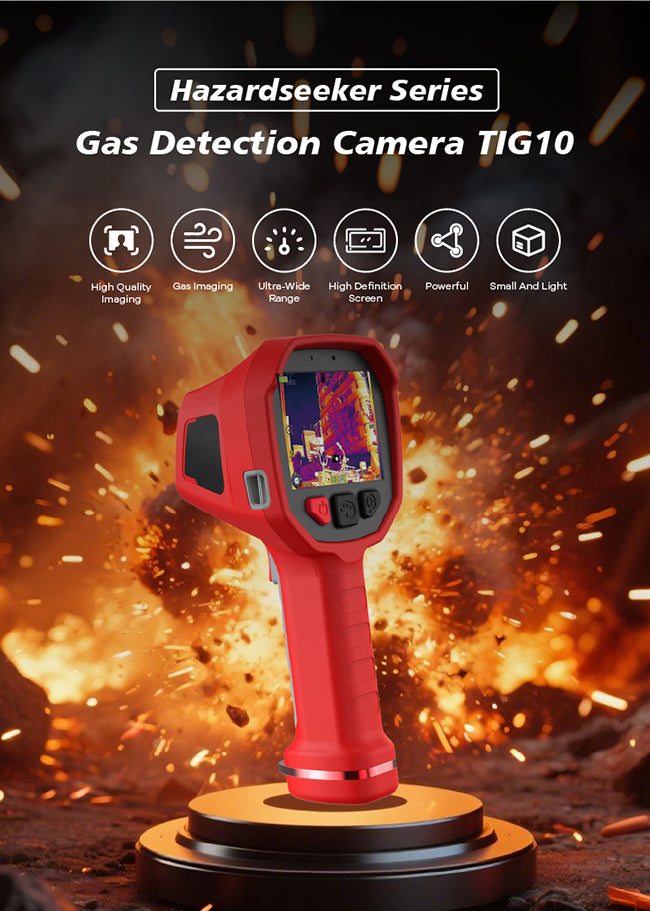 Widershine Firefighter Camera with Gas Leak Detection and Wind Speed Monitoring for Firefighting and Rescue Operations in Hazardous Areas