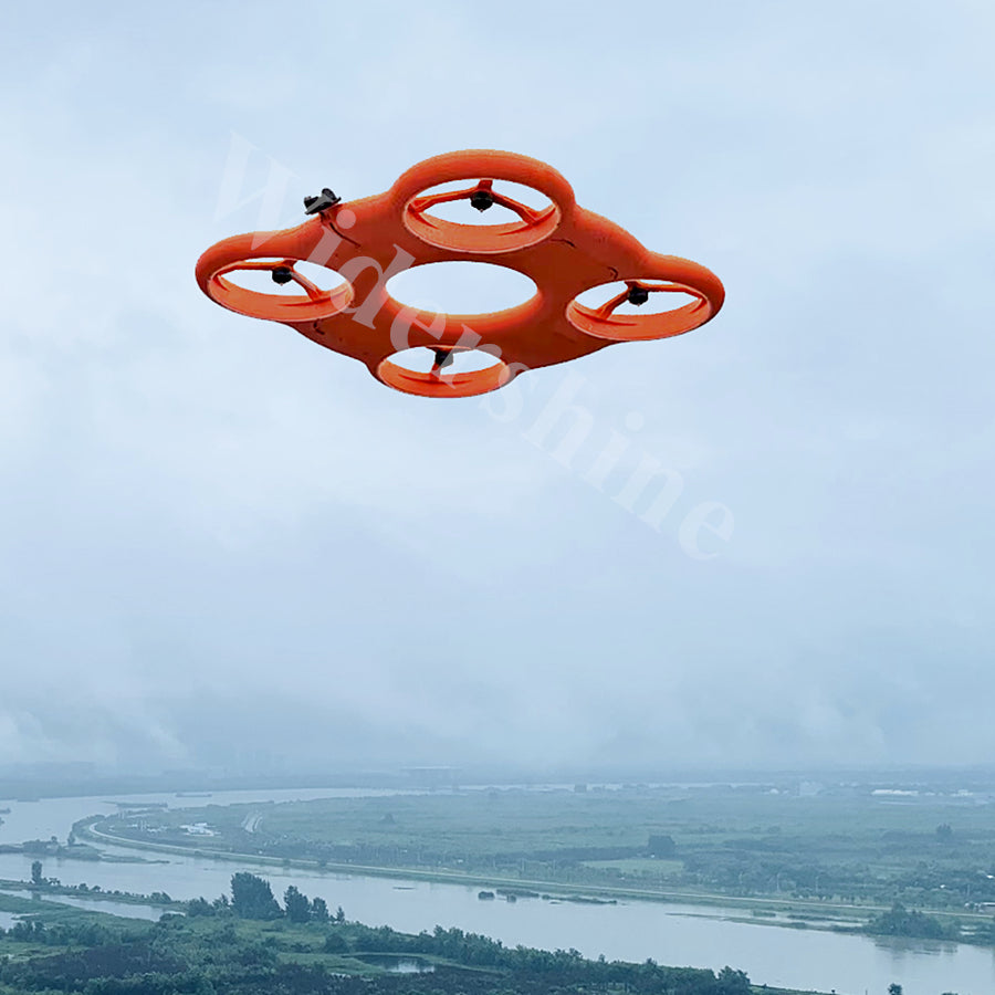 Widershine Drone Lifebuoy UAV Flying Lifeboat Aquatic Rescue Remote Control for Sea Search Emergency Water Rescue