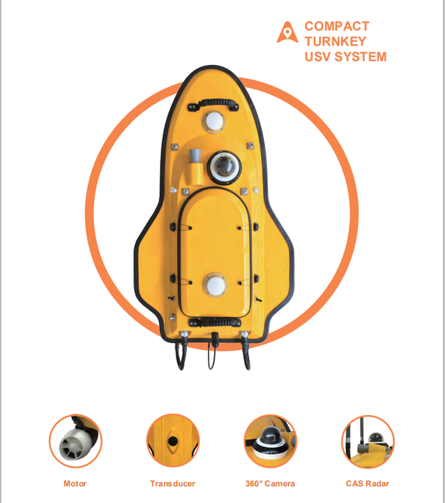 Apache3 Remote Control Unmanned Boat Water Surveying USV Unmanned Ship